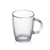Bodum BISTRO Glass Coffee Mugs, 0.35 l, 12 oz, Set of 6