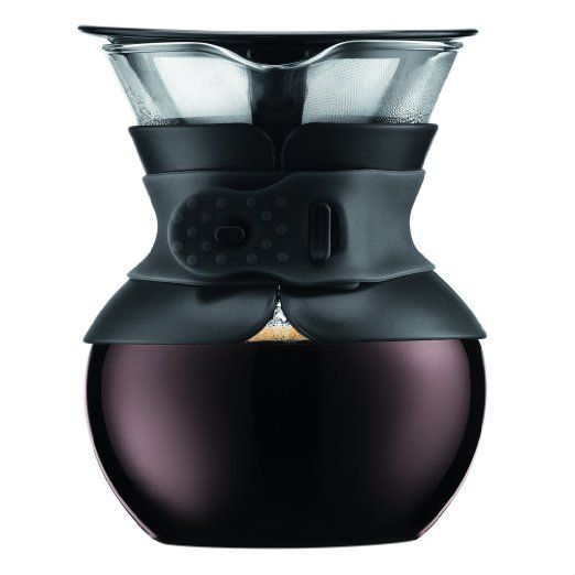 Bodum Pour Over 0.5L with Permanent Filter - Black 11592-01S, Redber Coffee Roasters
