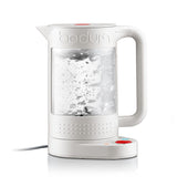 Bodum Bistro Electric Water Kettle Double Wall with Temperature Control, 1.1L, 37oz - White