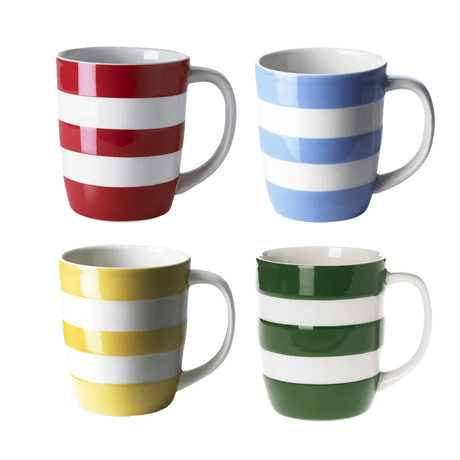 Cornishware Cornish Mug 12oz 4 Pack Set