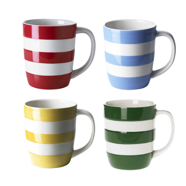 Cornishware Cornish Mug 12oz 4 Pack Set