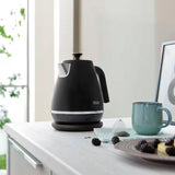 Delonghi Distinta X Stainless Steel Electric Kettle - Black