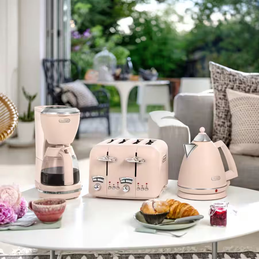 Delonghi 1.7L Argento Electric Kettle - Pink