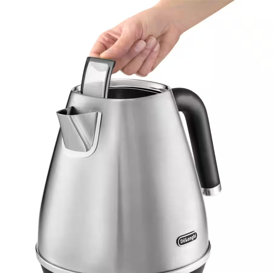 Delonghi Distinta X Stainless Steel Electric Kettle - Silver