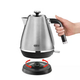 Delonghi Distinta X Stainless Steel Electric Kettle - Silver