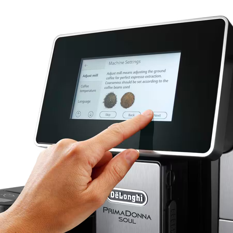 De'Longhi Primadonna Soul Automatic Coffee Machine - Stainless Steel/Silver