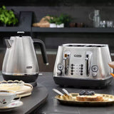 Delonghi Distinta X Stainless Steel Electric Kettle - Silver