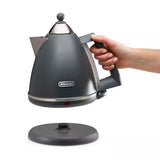 Delonghi 1.7L Argento Electric Kettle - Grey