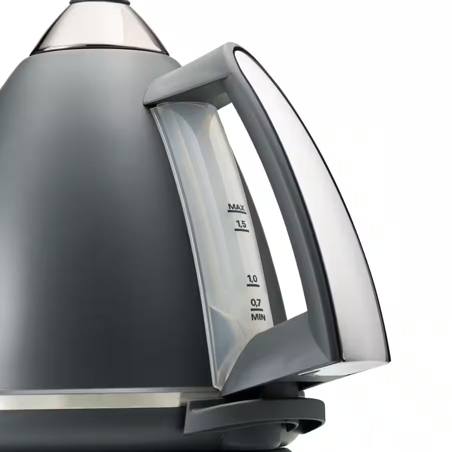 Delonghi 1.7L Argento Electric Kettle - Grey