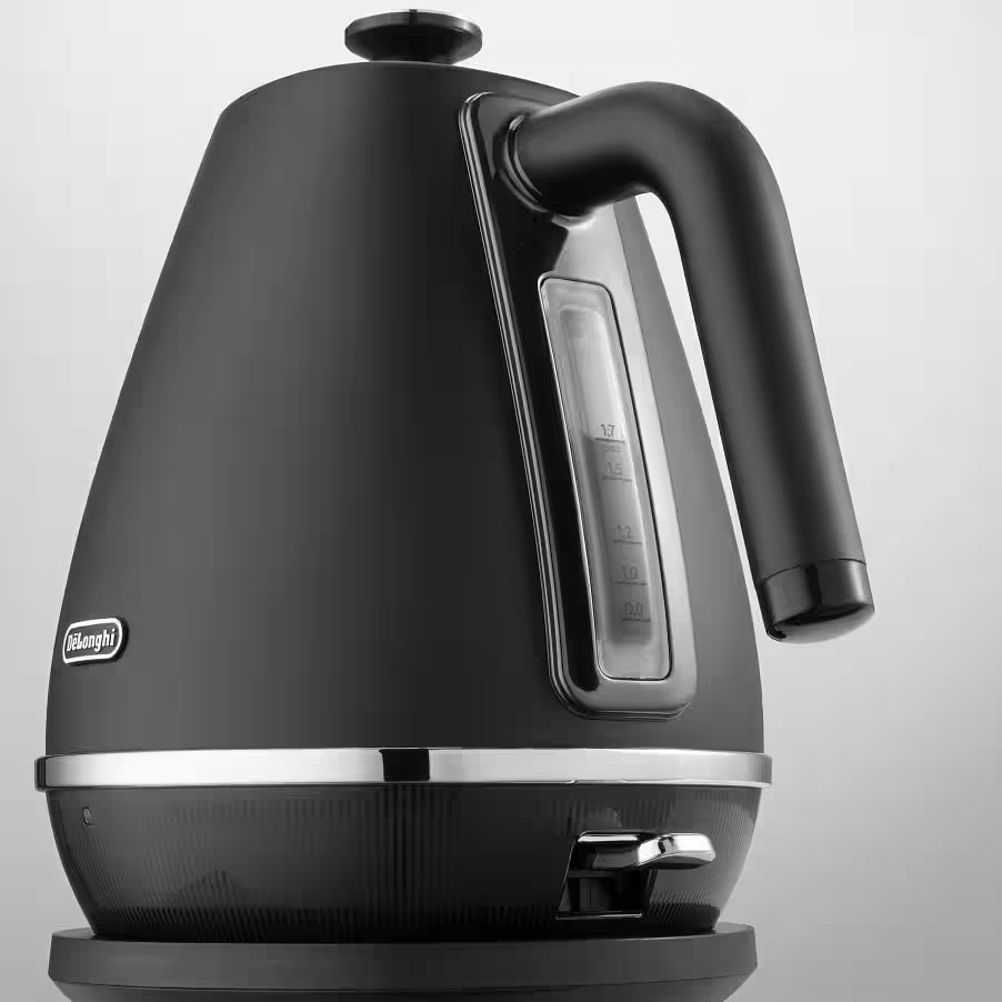 Delonghi Distinta X Stainless Steel Electric Kettle - Black