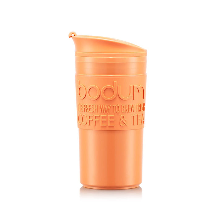 Bodum Travel Mug, Stainless Steel - Orange