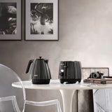 Delonghi Ballerina Electric Kettle - Furnace Black