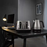 Delonghi Distinta X Stainless Steel Electric Kettle - Titanium Grey