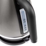 Delonghi Distinta X Stainless Steel Electric Kettle - Titanium Grey