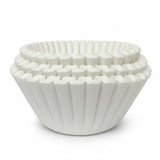 Coffee Filter Paper Filters 3-Pint Basket 1000pcs White 241mm x 89mm