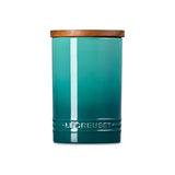 Le Creuset Stoneware Signature Storage Jar 770ml - Blue Riviera
