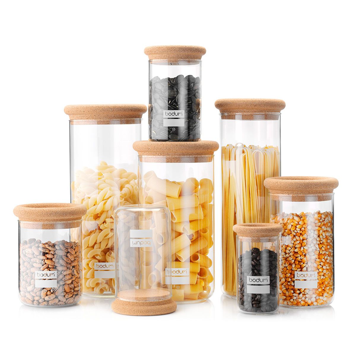 Bodum YOHKI Storage Jar 2.0 l, 68 oz - Cork