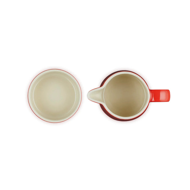 Le Creuset 300ml Milk & Sugar Set - Cerise