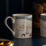 Sophie Allport Home For Christmas Scene Mug - 425ml (Gift Boxed)