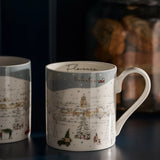 Sophie Allport Home For Christmas Scene Mug - 425ml (Gift Boxed)