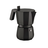 Alessi Espresso 6 Cup Moka Coffee Maker - Black