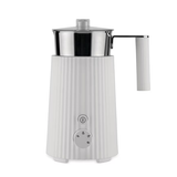Alessi Plisse Multi-Function Milk Frother - White