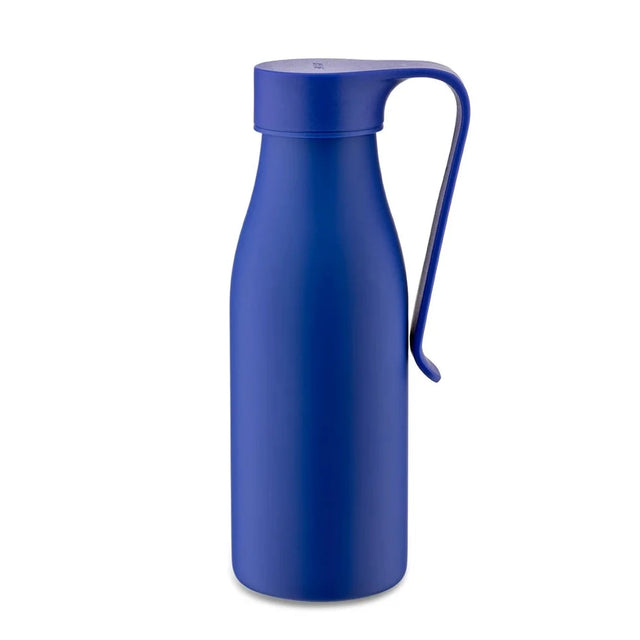 Alessi Away Thermo Insulated Water Bottle with Tea Infuser - Blue | Redber Coffee