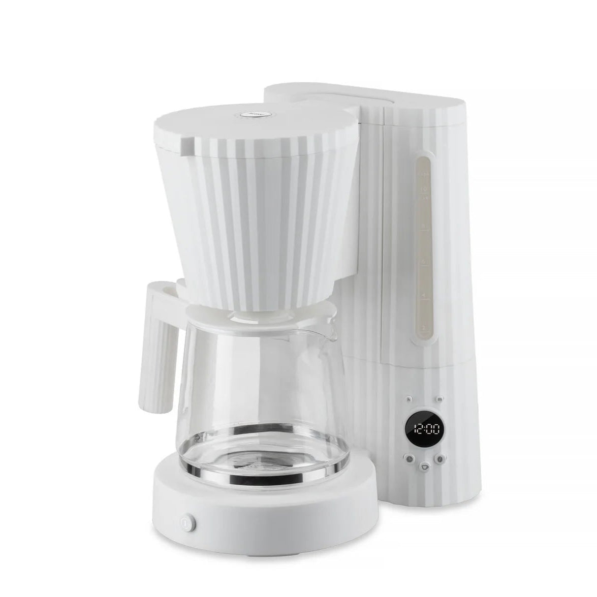 Alessi Plisse Drip Coffee Maker, British Plug - White