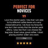 Bean to Cup Taster Pack