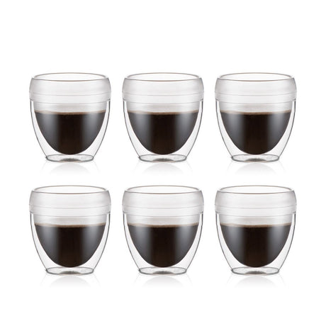 Bodum Pavina Outdoor Set of 6 Double Wall Tumblers, 0.25l, 8oz