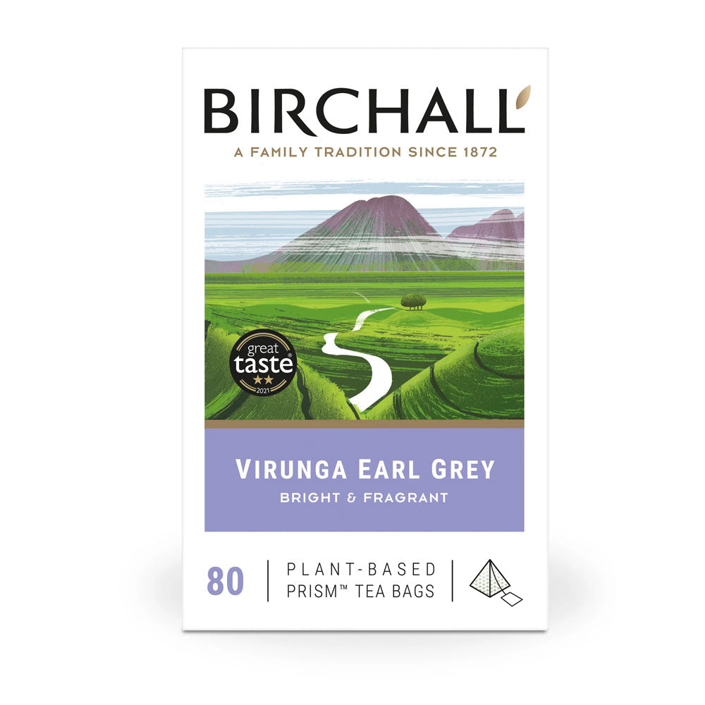 Birchall Tea in Prism Bags 80pcs - Virunga Earl Grey (RFA Certified)