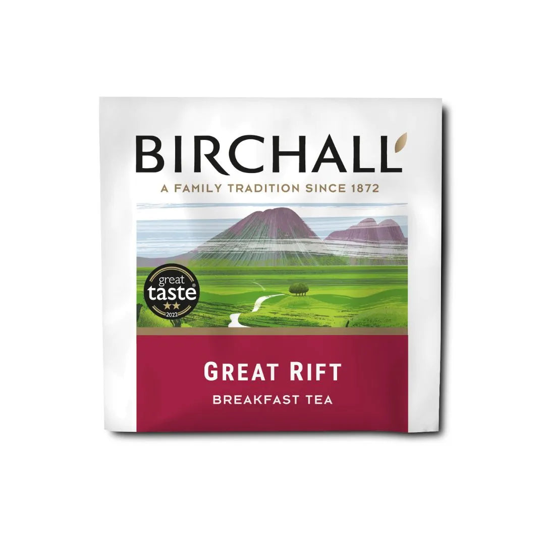 Birchall Enveloped Prism Tea Bags 200pcs - Great Rift Breakfast Blend