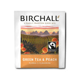 Birchall Enveloped Tea Bags 25pcs - Green Tea & Peach