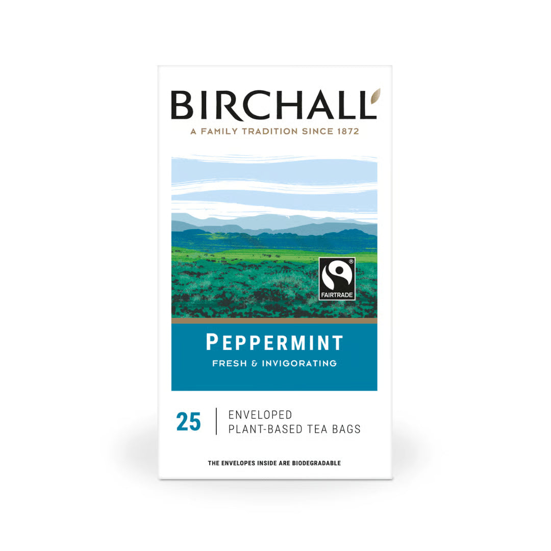 Birchall Enveloped Tea Bags 25pcs - Peppermint