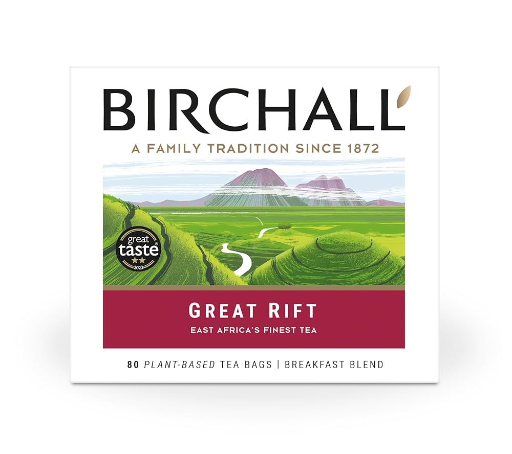 Birchall Plant-based Everyday Tea Bags 80pcs - Great Rift Breakfast Blend