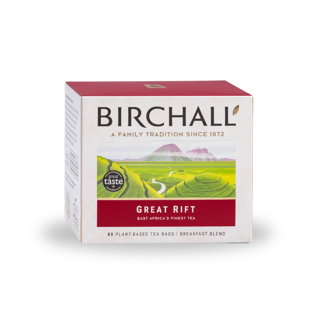 Birchall Plant-based Everyday Tea Bags 80pcs - Great Rift Breakfast Blend