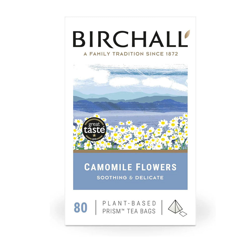 Birchall Plant-Based Prism Tea Bags 80pcs - Camomile