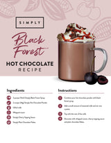Simply Coffee Syrup 1L - Black Forest