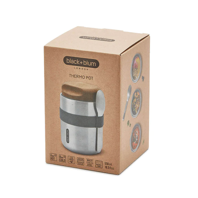 Black+Blum Stainless Steel Thermo-Pot - 550ml