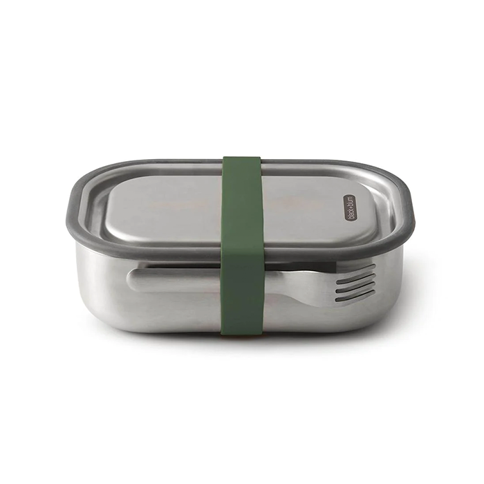 Black+Blum Stainless Steel Lunch Box 1l - Olive