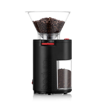Bodum BISTRO Electric Burr Coffee Grinder - Black - 11750-01UK