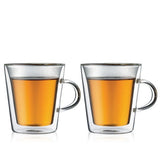 Bodum CANTEEN Set of 2 Cups 0.2l, 6oz Double Wall With Handles