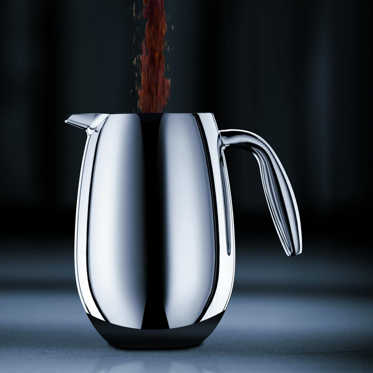 Bodum COLUMBIA 12 Cup Cafetiere, Stainless Steel, 1.5 l - Chrome
