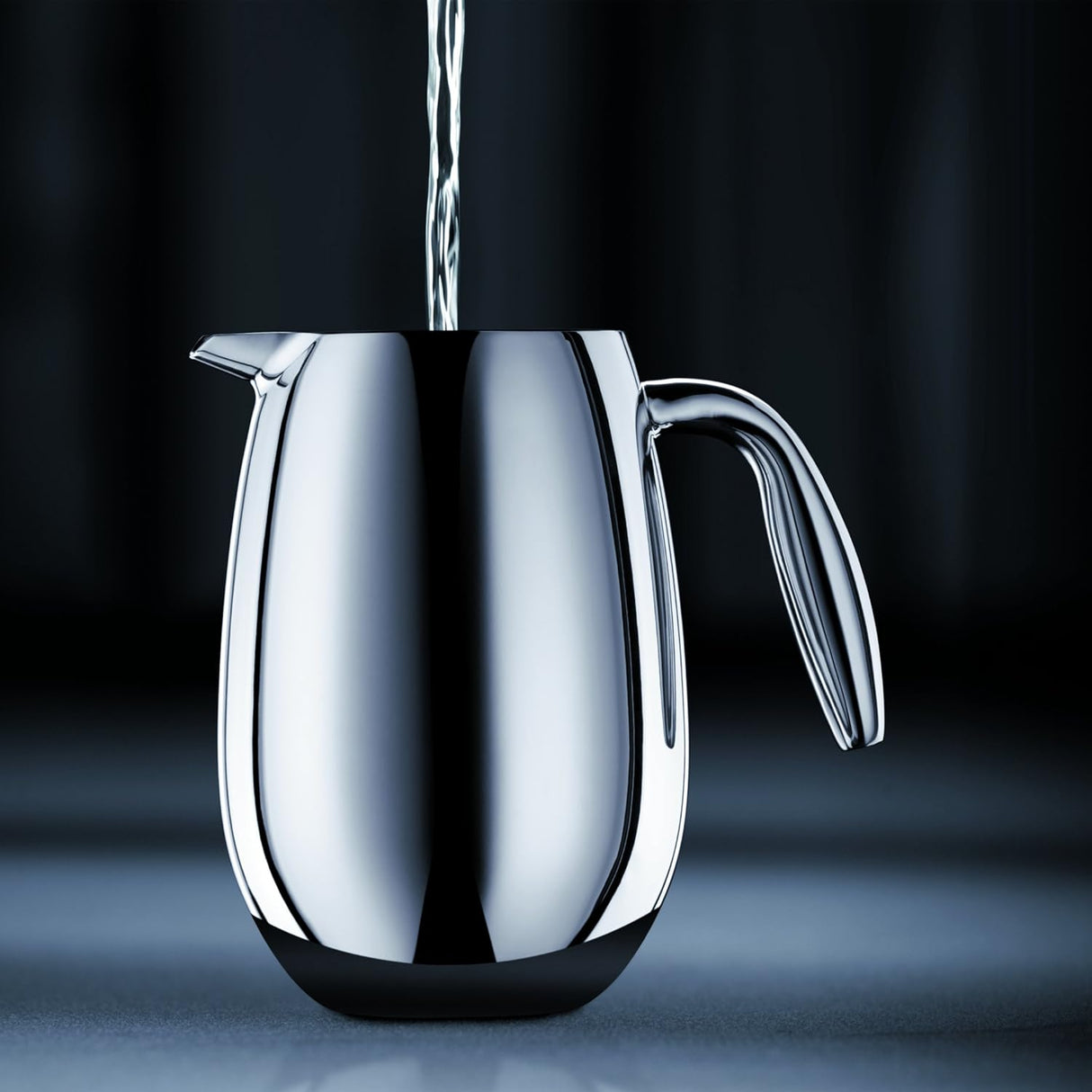 Bodum COLUMBIA 12 Cup Cafetiere, Stainless Steel, 1.5 l - Chrome