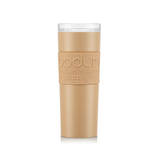 Bodum Stainless Steel Travel Mug 0.45L / 12oz. with Clear Lid - Iced Vanilla Latte