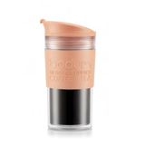 Bodum Travel Mug, Plastic, 0.35, 12 oz - Muskmellon