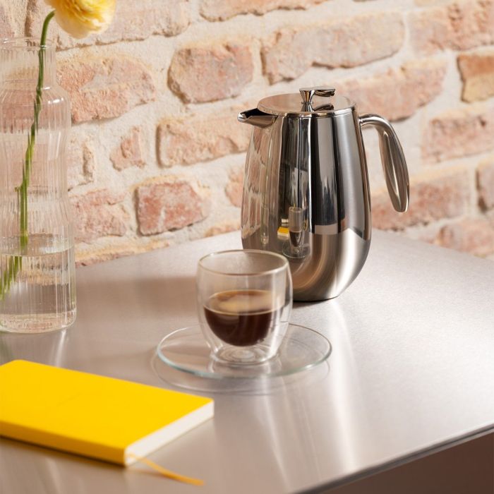 Bodum COLUMBIA 8 Cup French Press Coffee Maker – Stainless Steel