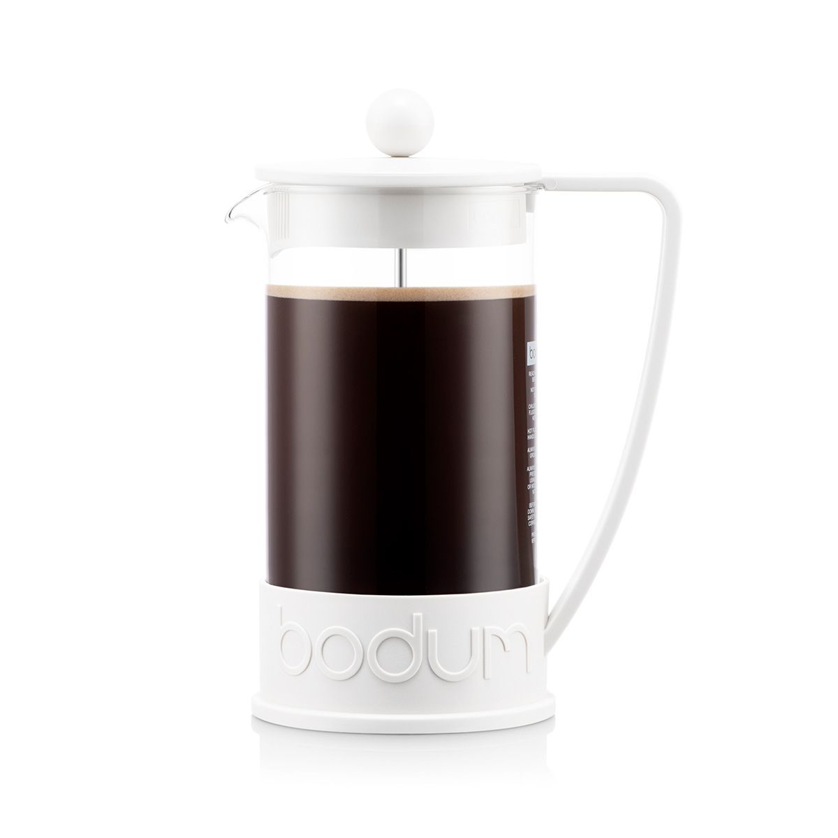 Bodum BRAZIL 8 Cup Cafetiere, 1.0 l, 34 oz - White