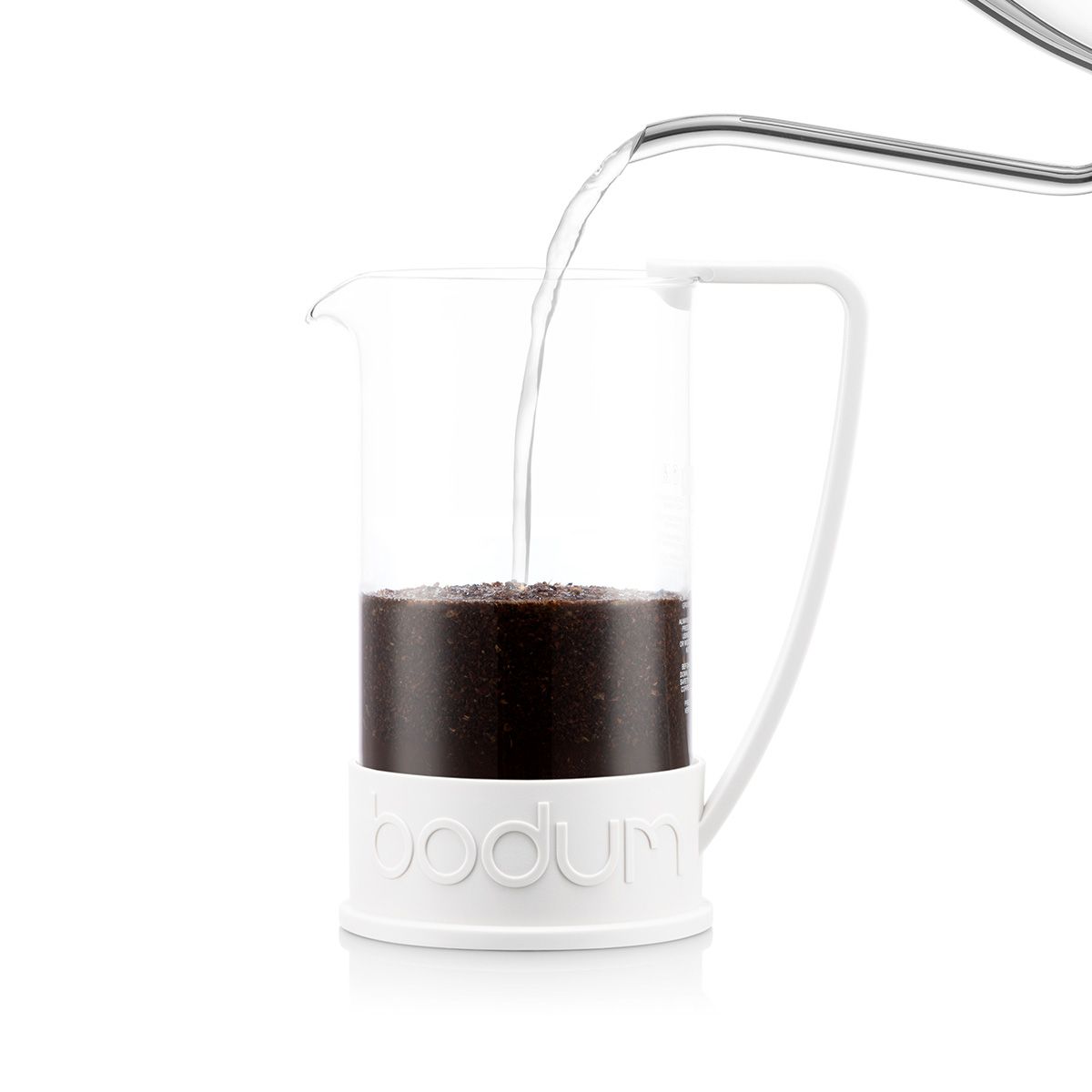 Bodum BRAZIL 8 Cup Cafetiere, 1.0 l, 34 oz - White