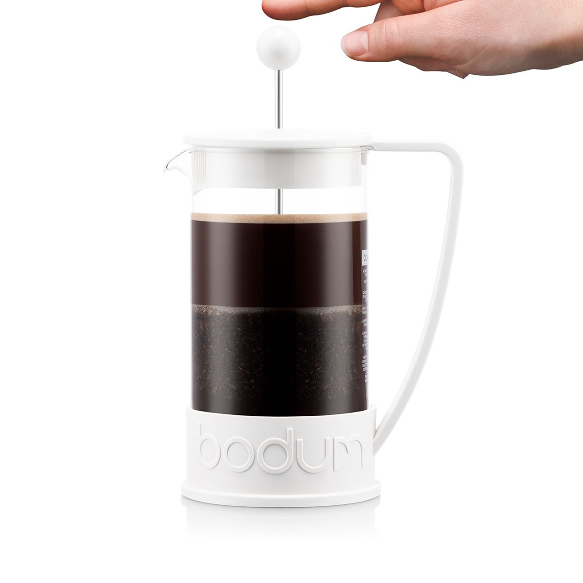 Bodum BRAZIL 8 Cup Cafetiere, 1.0 l, 34 oz - White